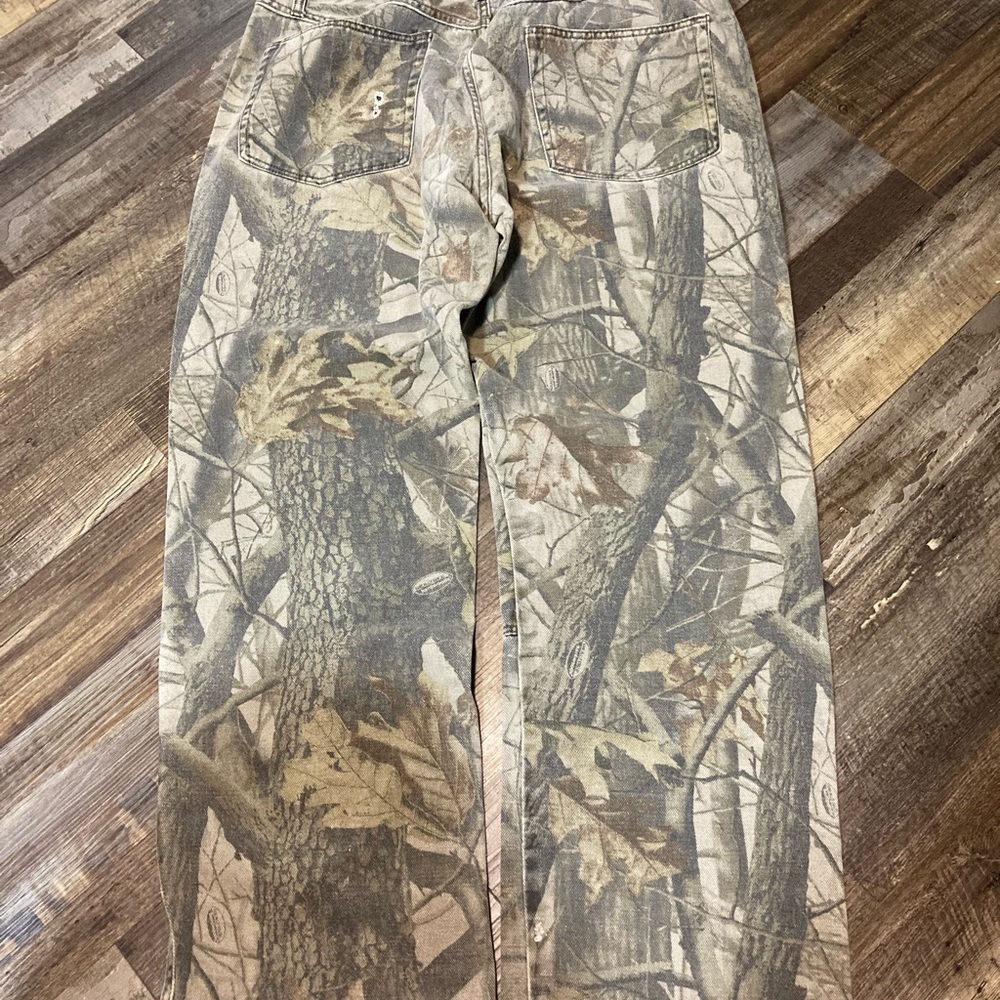 Real tree camo pants double knee